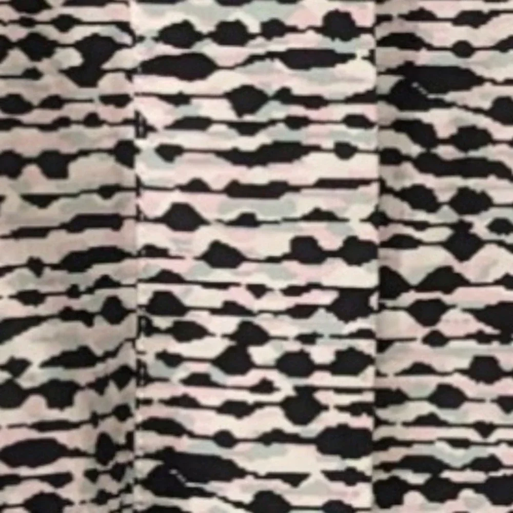 COS Women Black White Abstract Print Cotton 3/4‎ Sleeve Blouse Sz 10 - Picture 4 of 7